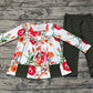 Baby Girl Long Sleeves Flower Pocket Tunic Green Legging Outfit Clothes Set