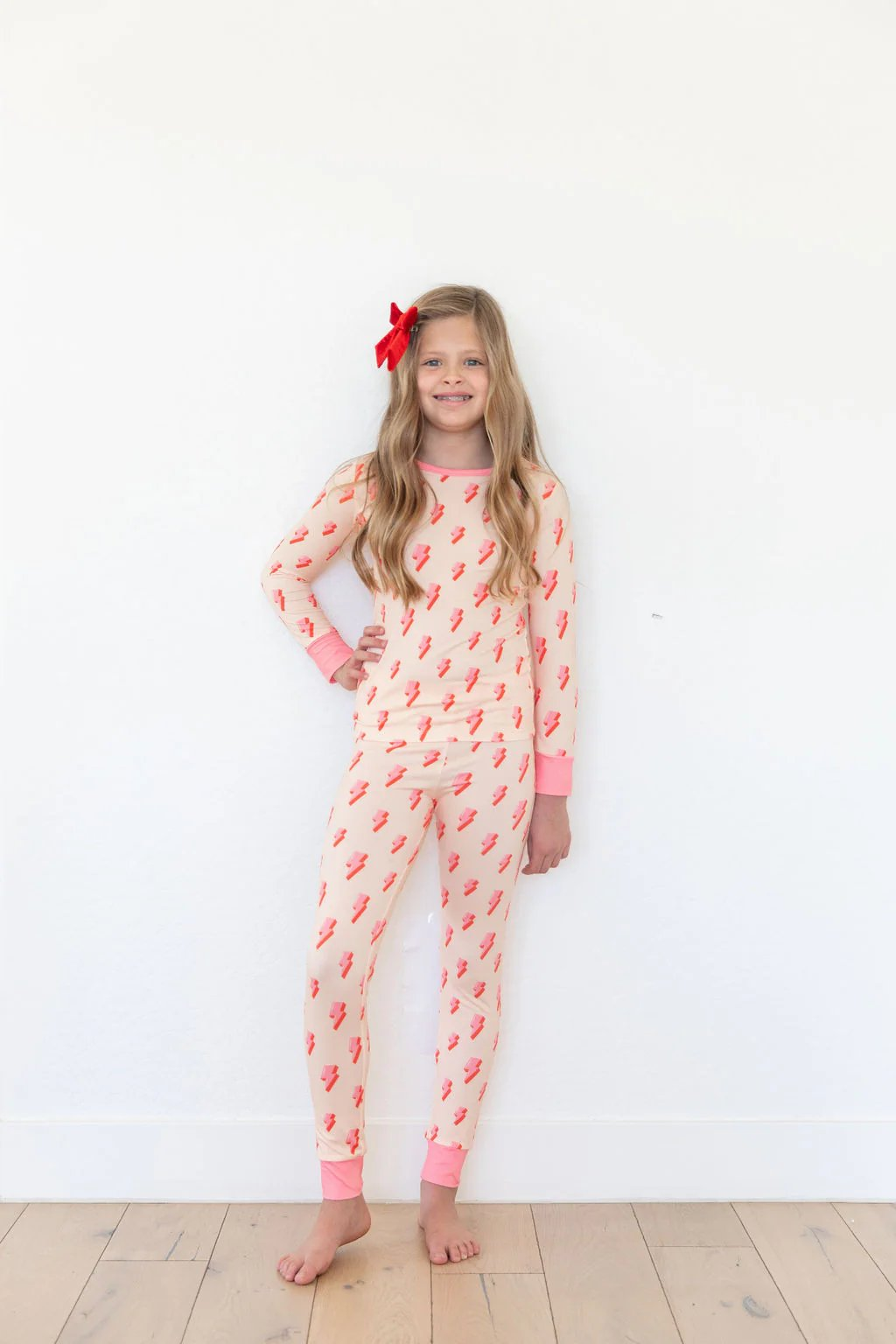 Pre-order Baby Girl Western Lights Shirt Pants Pajamas Clothes Set