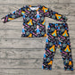 Baby Girl Long Sleeves Teacher Shirt Pants Pajamas Clothes Set