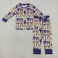Sibling Kids Girls Long Sleeves Bows Shirt Pants Halloween Pajamas Clothes Sets RTS