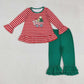 Sibling Baby Boys Girls Long Sleeves Embroidery Trucks Tops Pants Christmas Clothes Sets RTS
