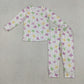 Sibling Baby Boys Girls Long Sleeves Shirts Pants Sets Pajamas Mardi Gras  Clothes RTS