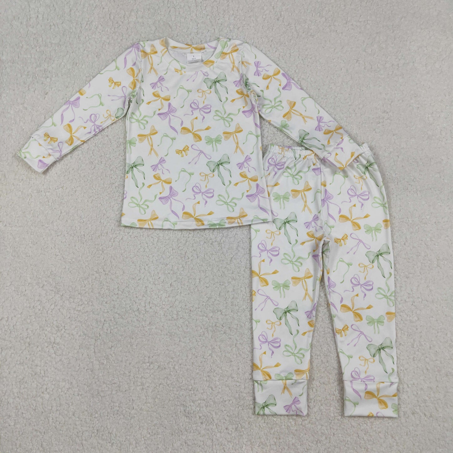 Sibling Baby Boys Girls Long Sleeves Shirts Pants Sets Pajamas Mardi Gras  Clothes RTS