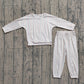 Baby Girls Kids Long Sleeves Bows Floral Shirt Pants Clothes Set RTS