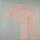 Sibling Baby Girls Adult Women Long Sleeves Shirts Pockets Cotton Pants Mock Neck Sets RTS