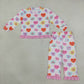 Sibling Baby Girls Kids Long Sleeves Ruffle Shirts Pockets Pants Sets Clothes RTS