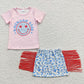 Baby Girl Western Tops Tassel Skirt Sibling Clothes Set RTS