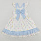 Baby Girl Short Sleeves Easter Eggs Sibling Romper Dress Clothes Set