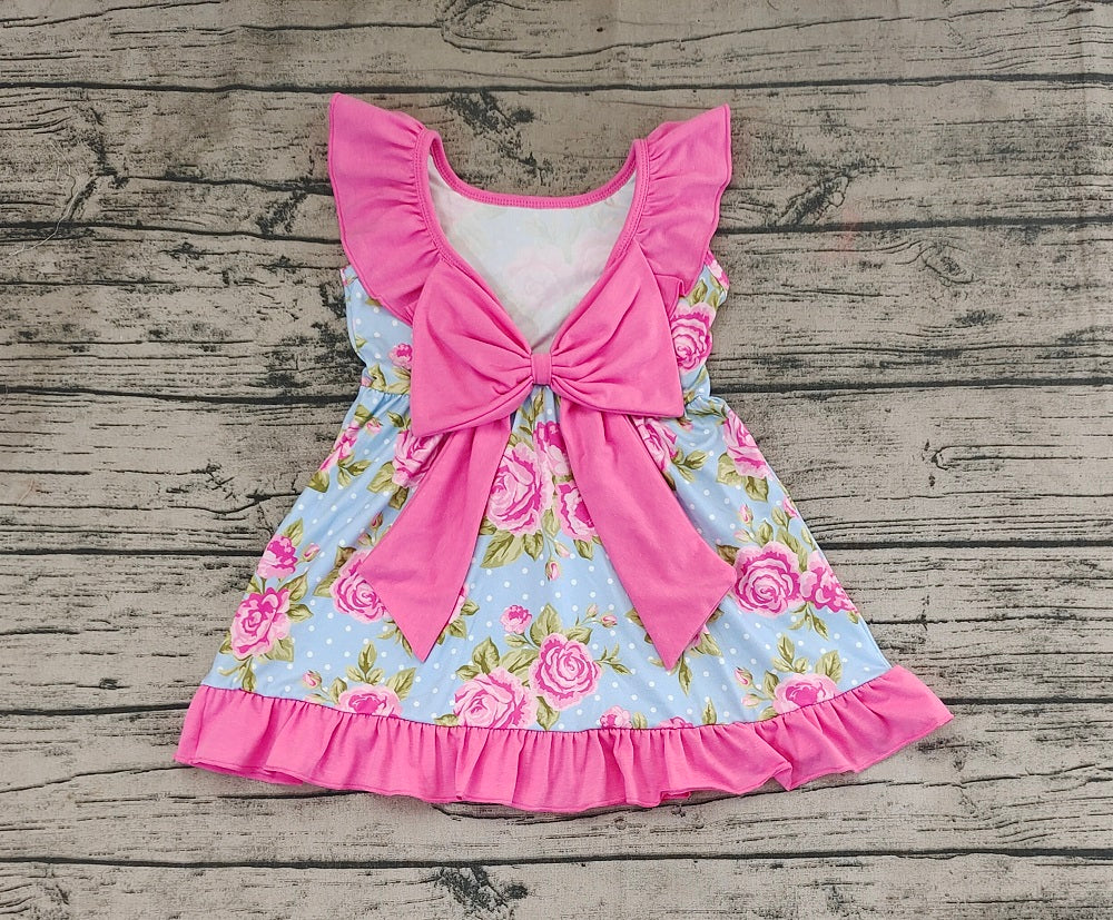 No moq Pre-order Baby Girl Sleeveless Floral Summer Dress