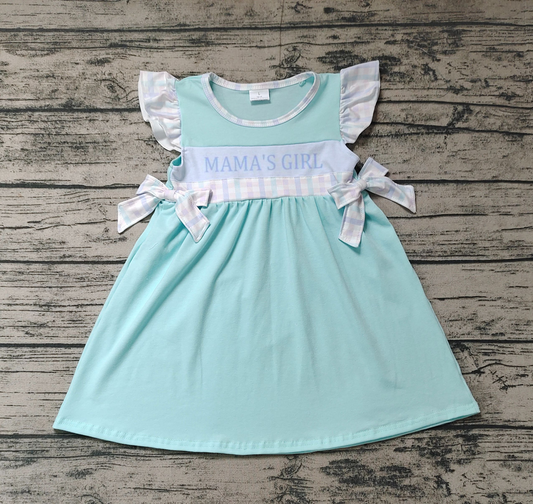 Pre-order Baby Kids Mama's Girl Summer Blue Dress