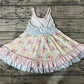 Pre-order Baby Girl Sleeveless Floral Summer Twirl Dress