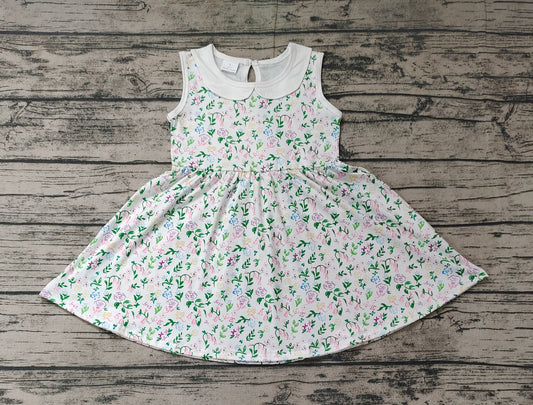 Pre-order Baby Girl Sleeveless Floral Summer Dress