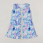Sibling Baby Girls Toddler Sleeveless Flower Knee Length Dresses RTS