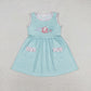 Baby Girl Short Sleeves Embroidery Summer Sibling Dress RTS