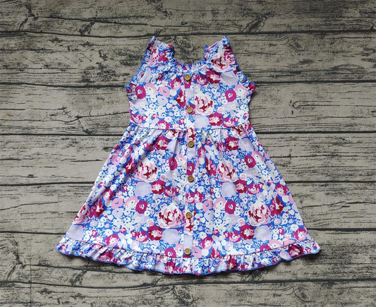 Pre-order Baby Girl Sleeveless Floral Summer Dress