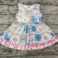 Baby Girls Sleeveless Floral Summer Dress