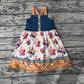 Pre-order Baby Girl Sleeveless Floral Horse Summer Dress