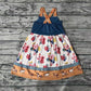 Pre-order Baby Girl Sleeveless Floral Horse Summer Dress