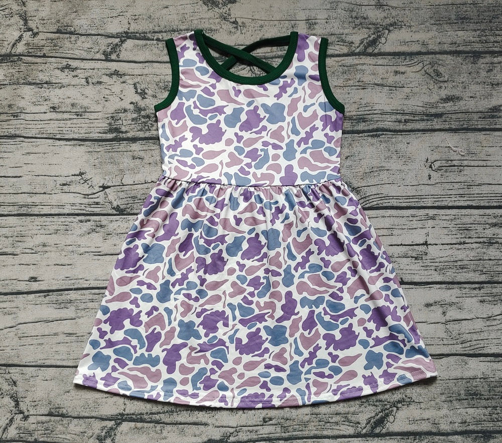 Pre-order Baby Girl Sleeveless Camo Dress