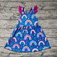 Pre-order Baby Girl Rainbow Stars Summer Dress