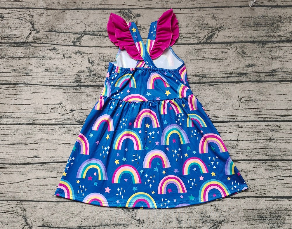 Pre-order Baby Girl Rainbow Stars Summer Dress