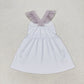 Baby Kids Boy Girl Embroidery Sea Horse Sibling Romper Clothes Set Outfit RTS