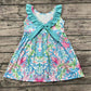 Pre-order Baby Girl Sleeveless Starfish Summer Blue Dress