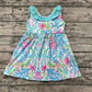 Pre-order Baby Girl Sleeveless Starfish Summer Blue Dress