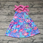 Baby Girl Straps Fish Knee Length Dress