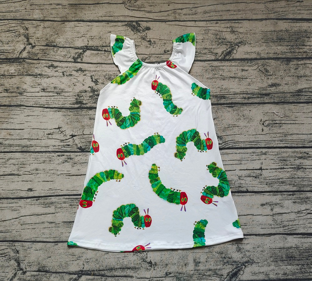 Pre-order Baby Girl Short Sleeves Caterpillar Dress