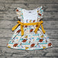 Baby Girl Lions Short Sleeves Dress