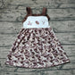 Baby Girl Sleeveless Camo Duck turkey Deer Dress