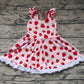 Pre-order Baby Girl Summer Strawberry Lace Ruffle Dress