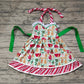 Baby Girl Christmas Gingerbread Belt Halter Dress