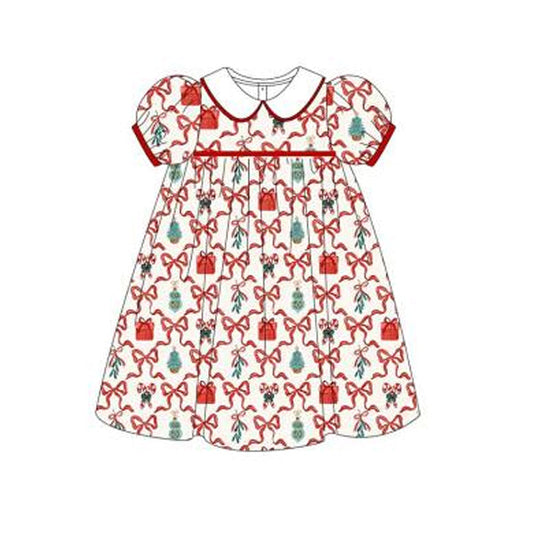 Pre-order Baby Girls Christmas Trees Dress