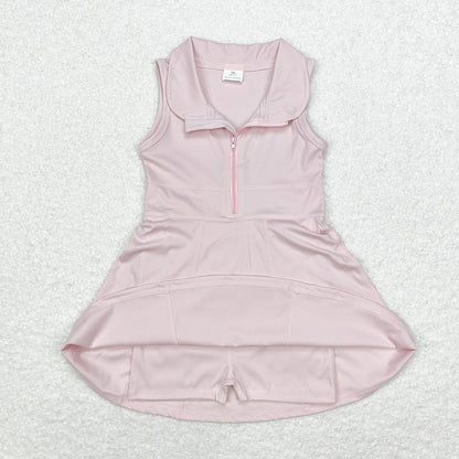 Baby Girl Pink Athletic Active Wear Skirt Shorts Sibling Dress