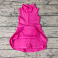 Baby Girl Yoga Sleeveless Dark Pink Sports Dress With Shorts