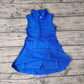 Baby Girl Sleeveless Blue Sports Yoga Dress With Shorts