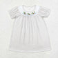 Baby Girl Short Sleeves Embroidery Summer Sibling Dress RTS