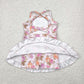 Baby Girl Toddler Straps Flower Knee Length Dress Sibling Active Yoga Clothes RTS