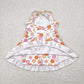 Baby Girl Toddler Straps Flower Knee Length Dress Sibling Active Yoga Clothes RTS