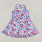 Baby Girl Toddler Straps Flower Knee Length Dress Sibling Active Yoga Clothes RTS
