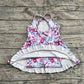 Baby Girl Sleeveless Flower Yoga Active Wear With Shorts Skort Dress RTS