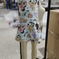 Baby Girl Sleeveless Mouse Ducks Tops Skort Yoga Active Cartoon Set RTS