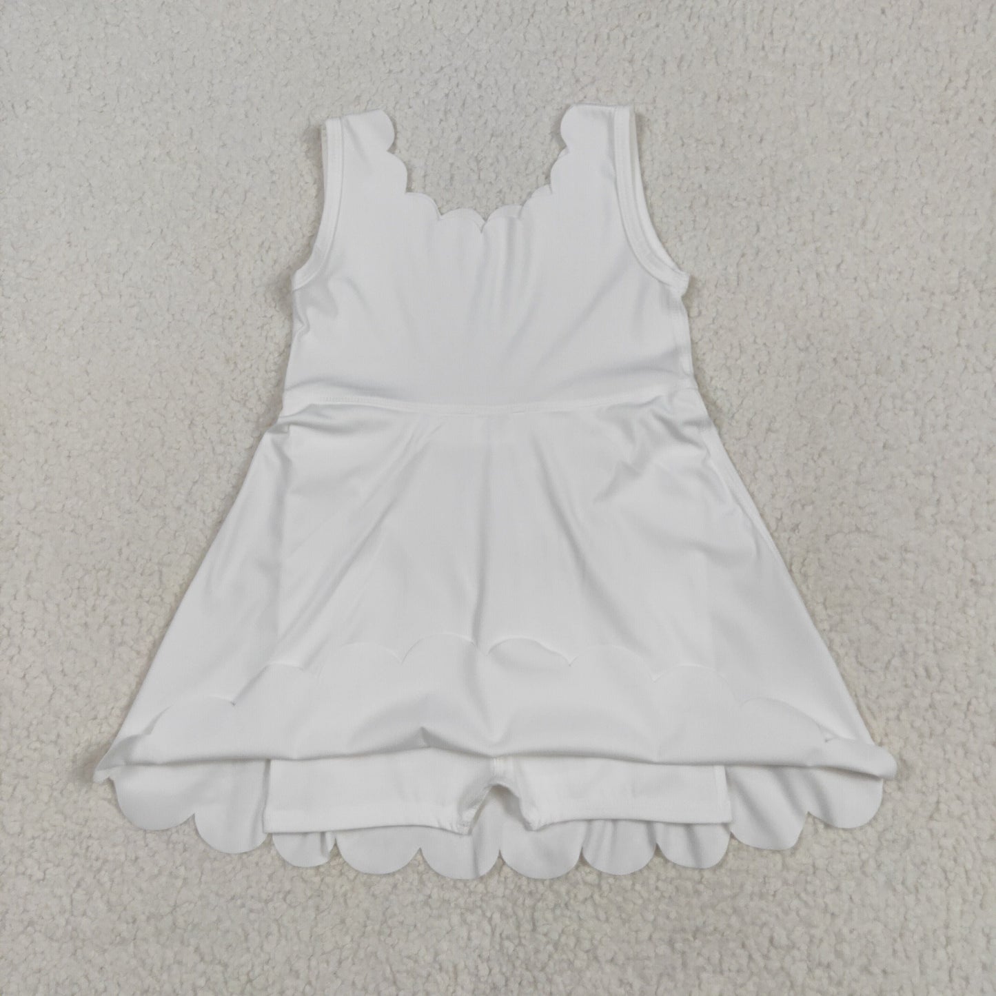 Baby Girl Toddler Sleeveless Summer Skort Knee Length Dress Sibling Yoga Active Clothes RTS