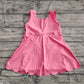 Baby Girl Pink Yoga Active Knee Length Sleeveless Zipper Dress RTS
