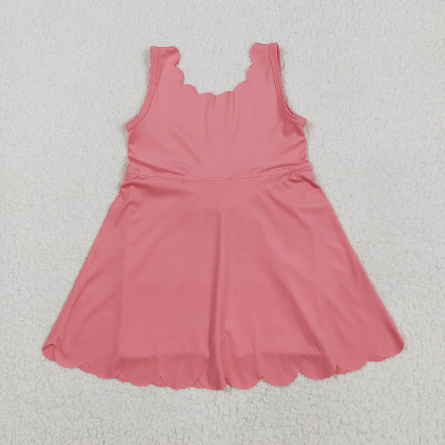 Baby Girl Sleeveless Activite Wear Yoga Knee Length Dress Sibling Clothes RTS