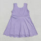 Baby Girl Toddler Sleeveless Summer Skort Knee Length Dress Sibling Yoga Active Clothes RTS