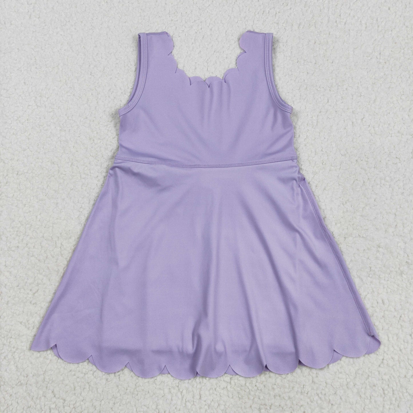 Baby Girl Toddler Sleeveless Summer Skort Knee Length Dress Sibling Yoga Active Clothes RTS