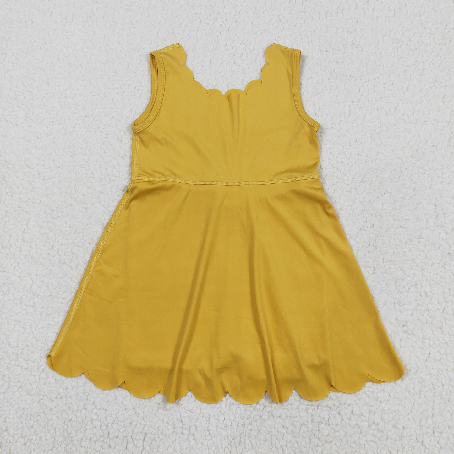 Baby Girl Toddler Sleeveless Summer Skort Knee Length Dress Sibling Yoga Active Clothes RTS